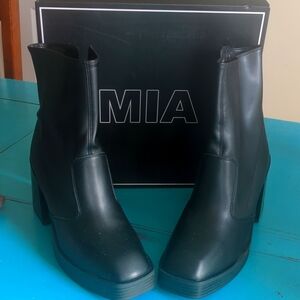 Mia platform booties